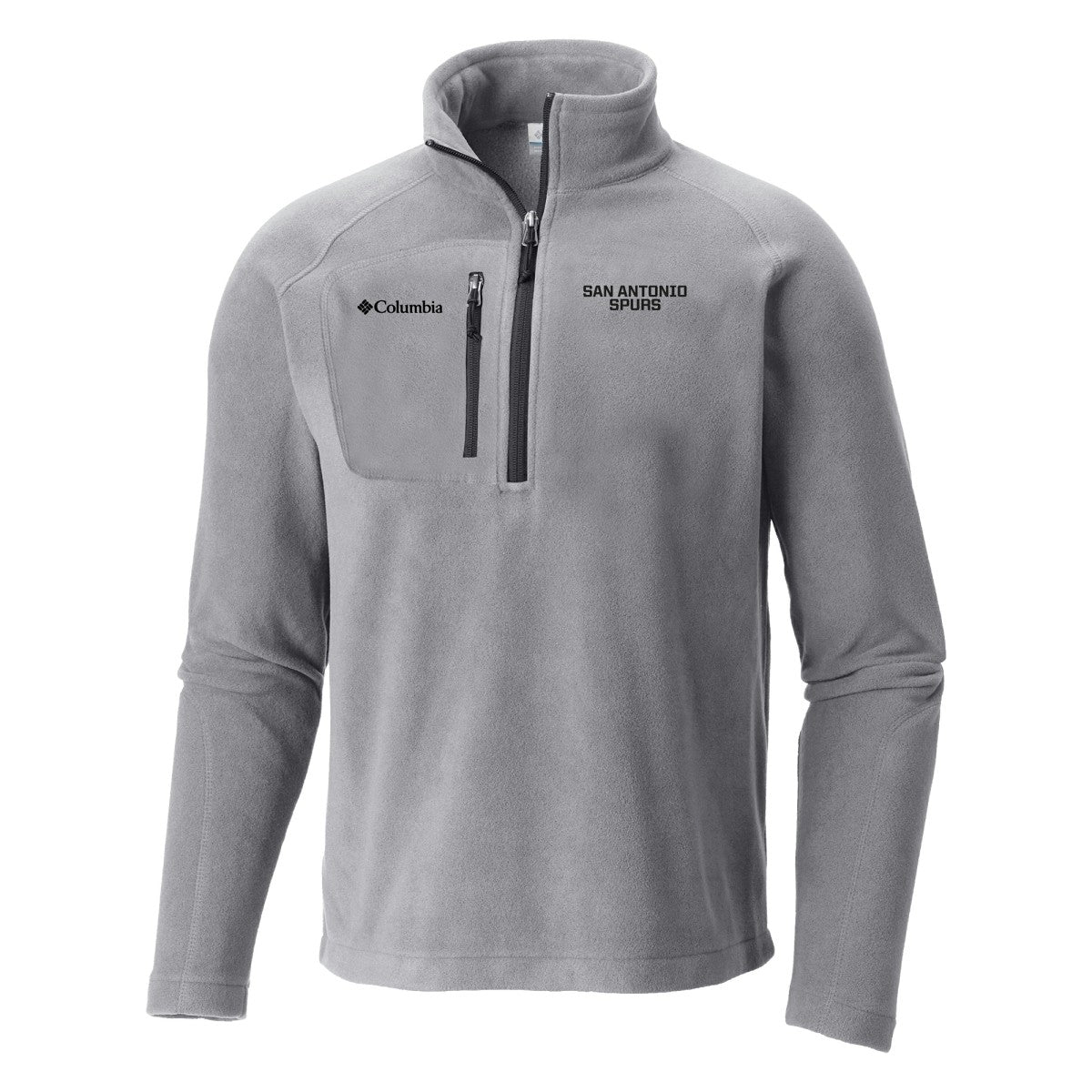 San Antonio Spurs Fast Trek III Half-Zip Fleece Pullover Gray | Columbia outlet