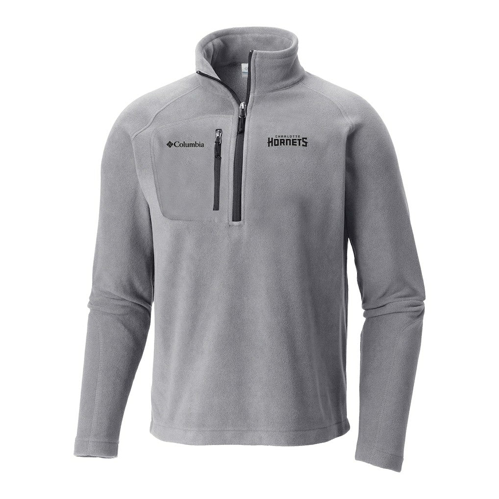 Charlotte Hornets Fast Trek III Half-Zip Fleece Pullover Gray | Columbia for sale