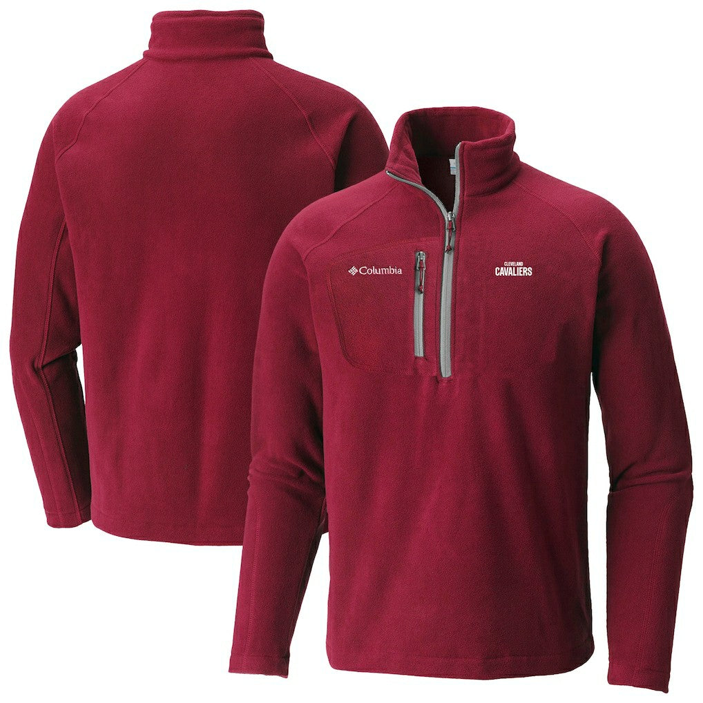Cleveland Cavaliers Fast Trek III Half-Zip Fleece Pullover for sale Wine | Columbia for sale