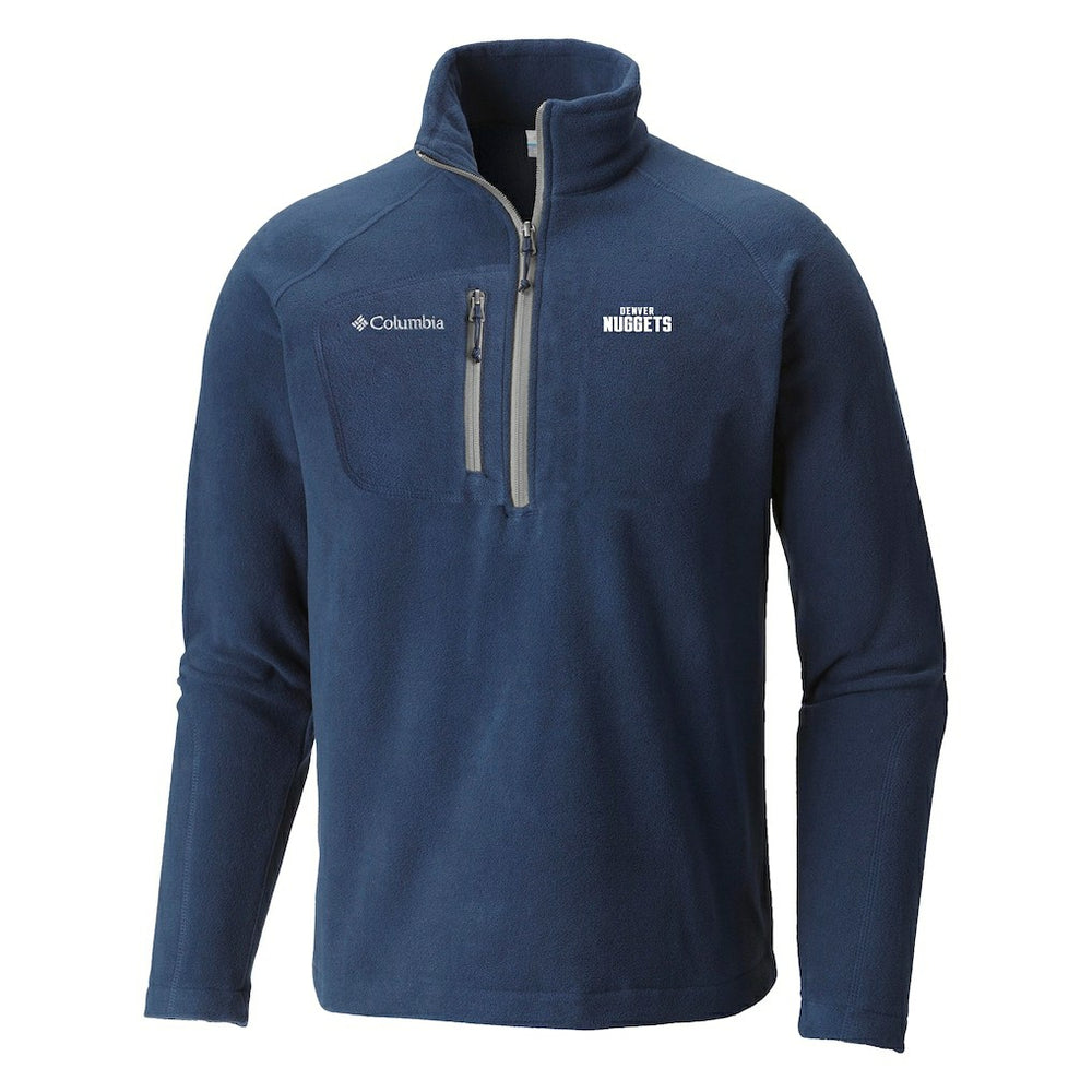 Denver Nuggets Fast Trek III Half-Zip Fleece Pullover for sale Navy | Columbia US