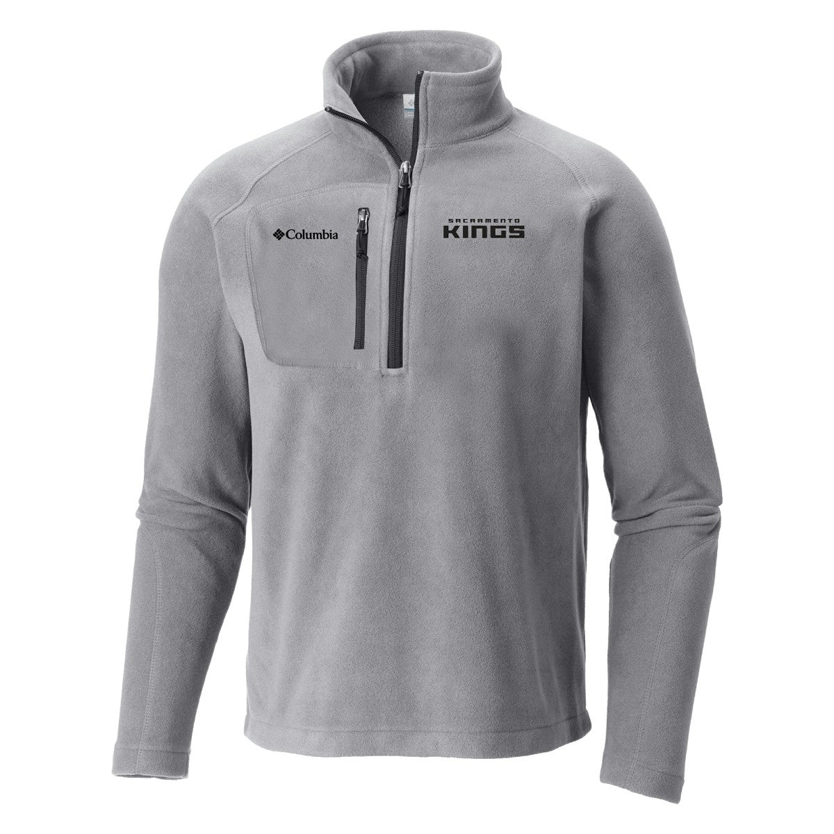 Sacramento Kings Fast Trek III Half-Zip Fleece Pullover Gray | Columbia US