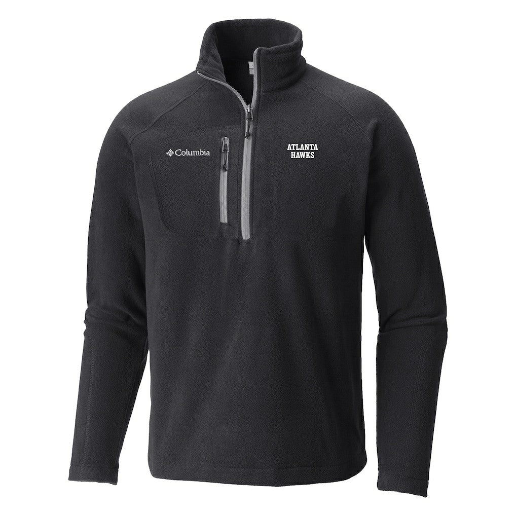 Atlanta Hawks Fast Trek III Half-Zip Fleece Pullover Black | Columbia