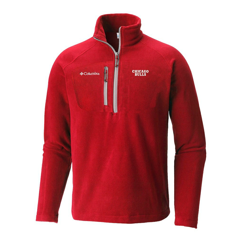 Chicago Bulls Fast Trek III Half-Zip Fleece Pullover Red | Columbia discount