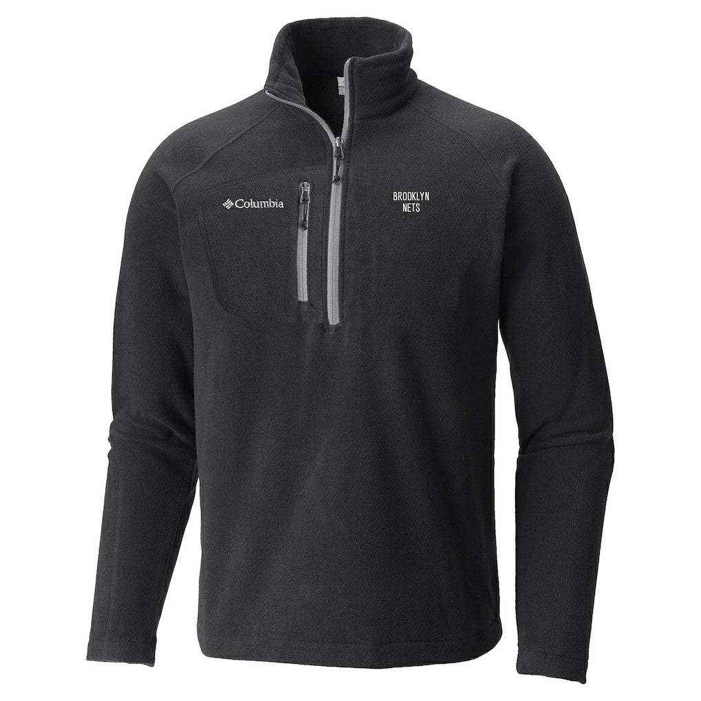 Brooklyn Nets Fast Trek III Half-Zip Fleece Pullover Black | Columbia outlet