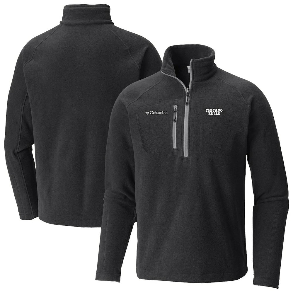 Chicago Bulls Fast Trek III Half-Zip Fleece Pullover Black | Columbia Near Me