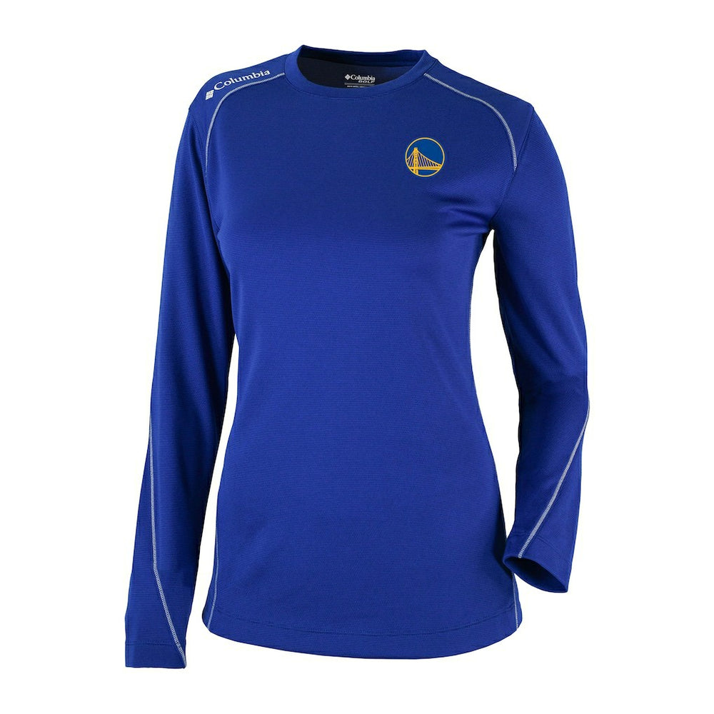Golden State Warriors Women's Omni-Wick Shotgun Pullover Top for sale Royal | Columbia Near Me