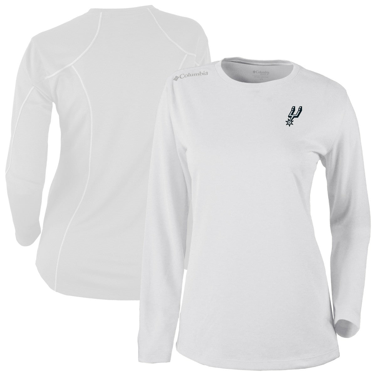 San Antonio Spurs Women's Omni-Wick Shotgun Pullover Top White | Columbia for sale