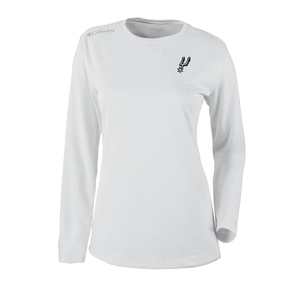 San Antonio Spurs Women's Omni-Wick Shotgun Pullover Top White | Columbia for sale