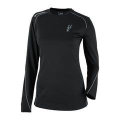 San Antonio Spurs Women's Omni-Wick Shotgun Pullover Top Black | Columbia outlet
