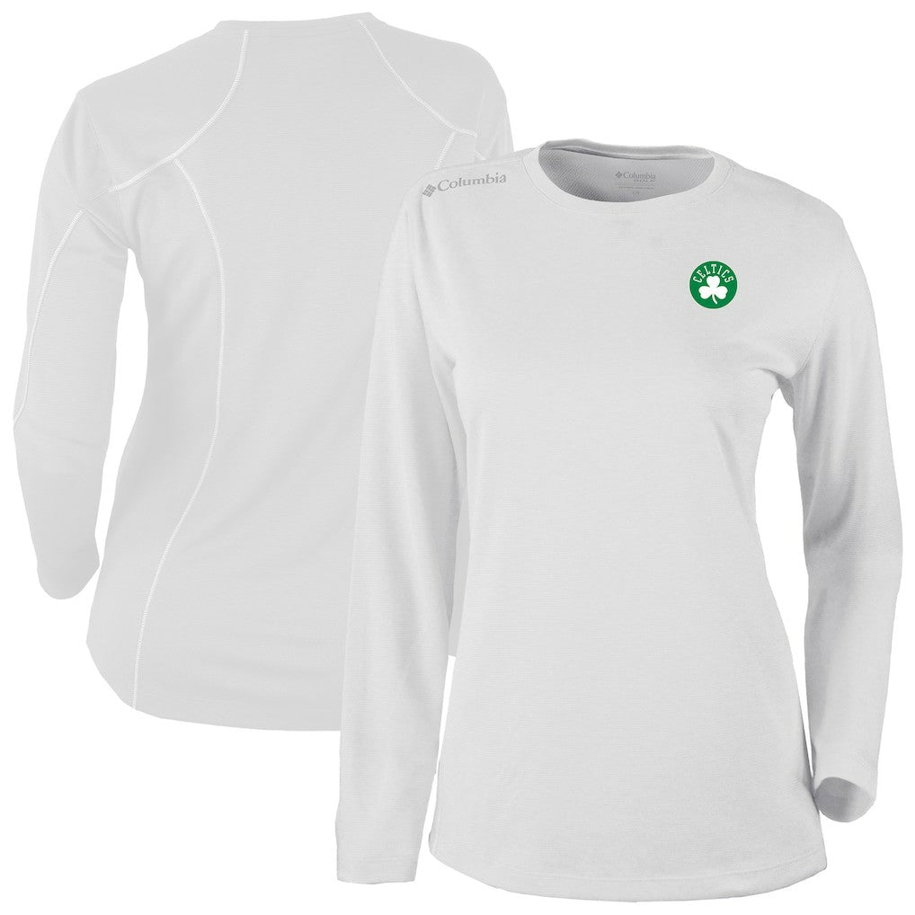 Boston Celtics Women's Omni-Wick Shotgun Pullover Top White | Columbia online