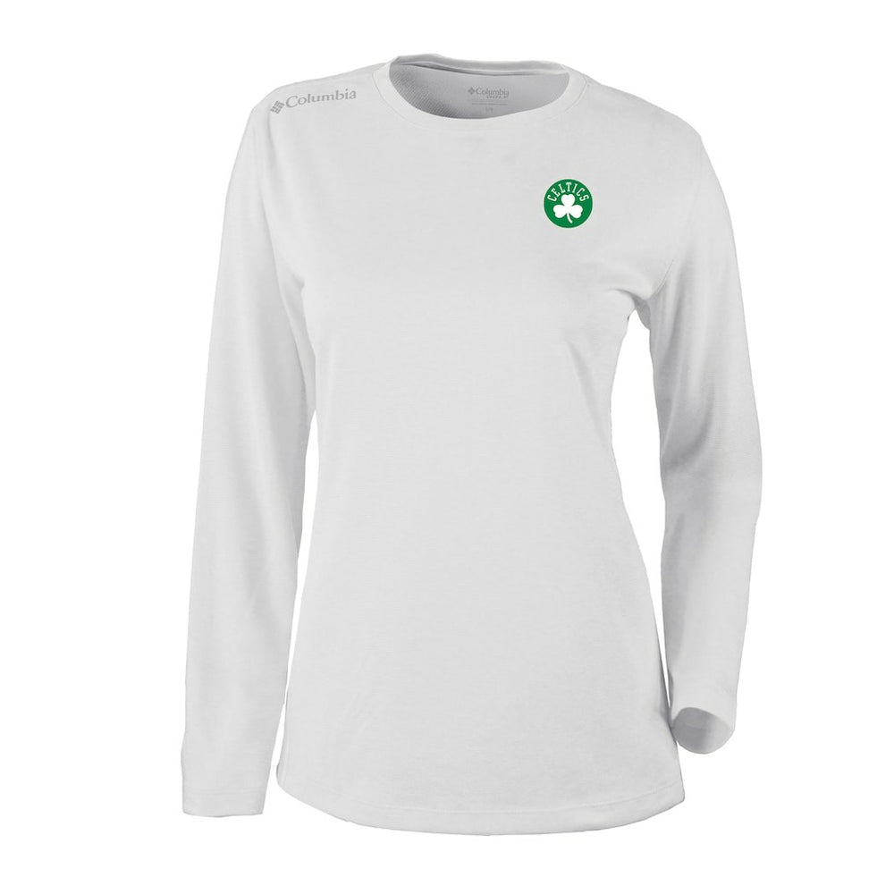 Boston Celtics Women's Omni-Wick Shotgun Pullover Top White | Columbia online