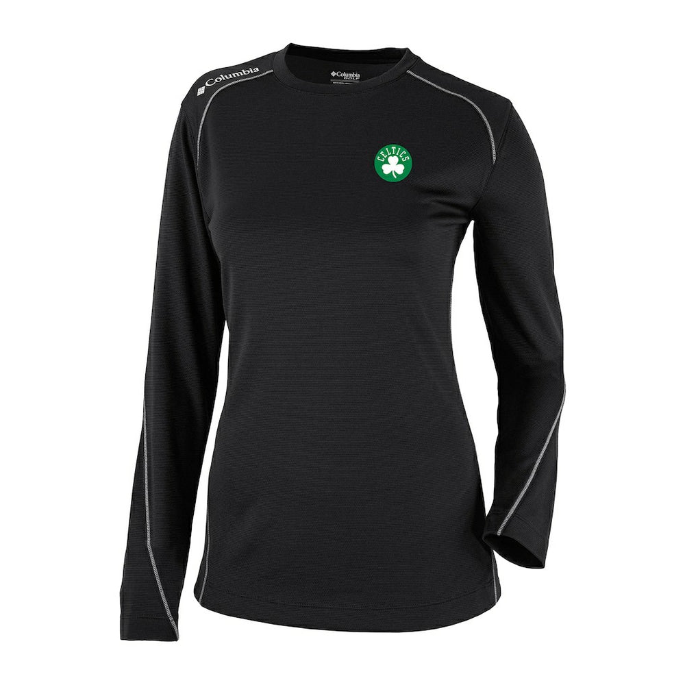 Boston Celtics Women's Omni-Wick Shotgun Pullover Top Black | Columbia US