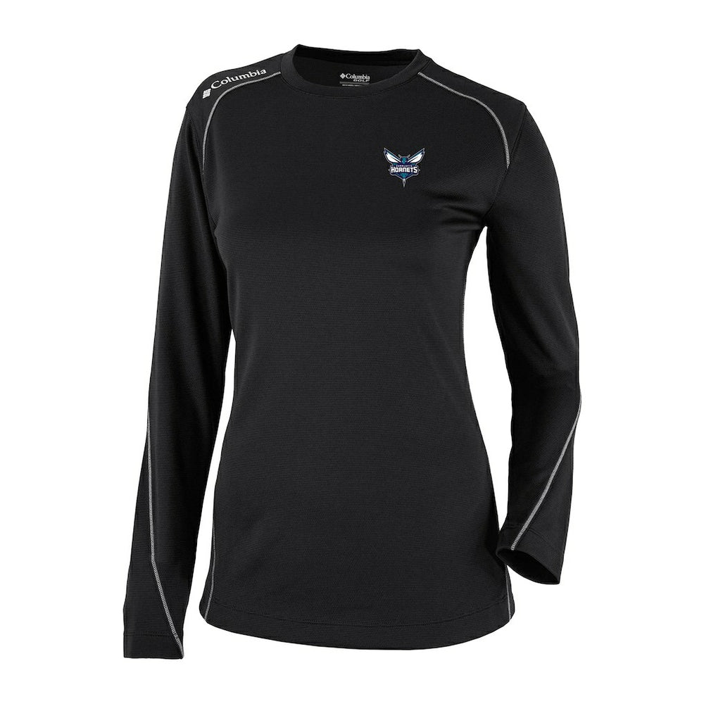 Charlotte Hornets Women's Omni-Wick Shotgun Pullover Top Black | Columbia for sale