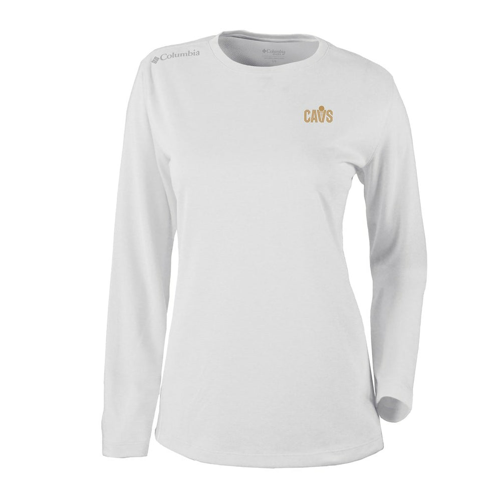 Cleveland Cavaliers Women's Omni-Wick Shotgun Pullover Top for sale White | Columbia