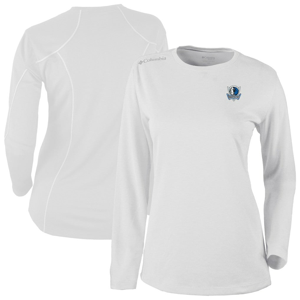 Dallas Mavericks Women's Omni-Wick Shotgun Pullover Top for sale White | Columbia US