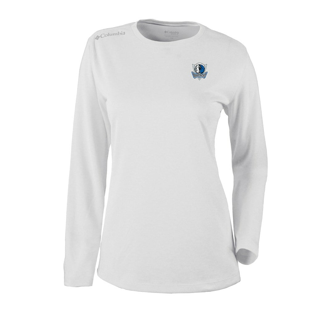 Dallas Mavericks Women's Omni-Wick Shotgun Pullover Top for sale White | Columbia US