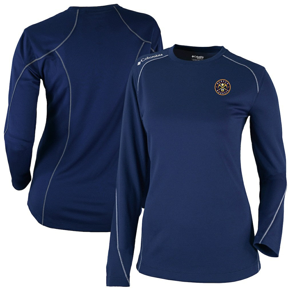 Denver Nuggets Women's Omni-Wick Shotgun Pullover Top for sale Navy | Columbia US