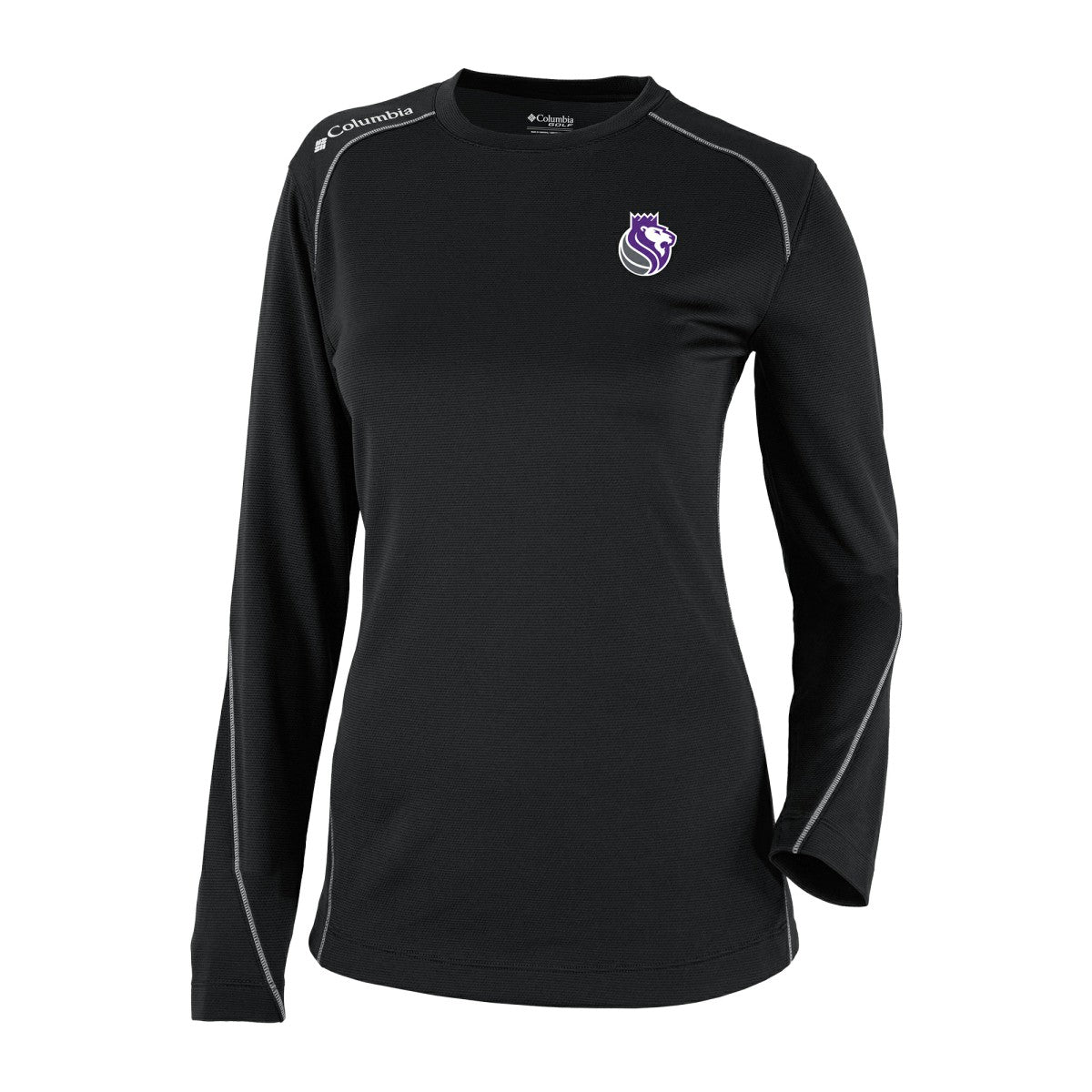 Sacramento Kings Women's Omni-Wick Shotgun Pullover Top Black | Columbia Lifestyle
