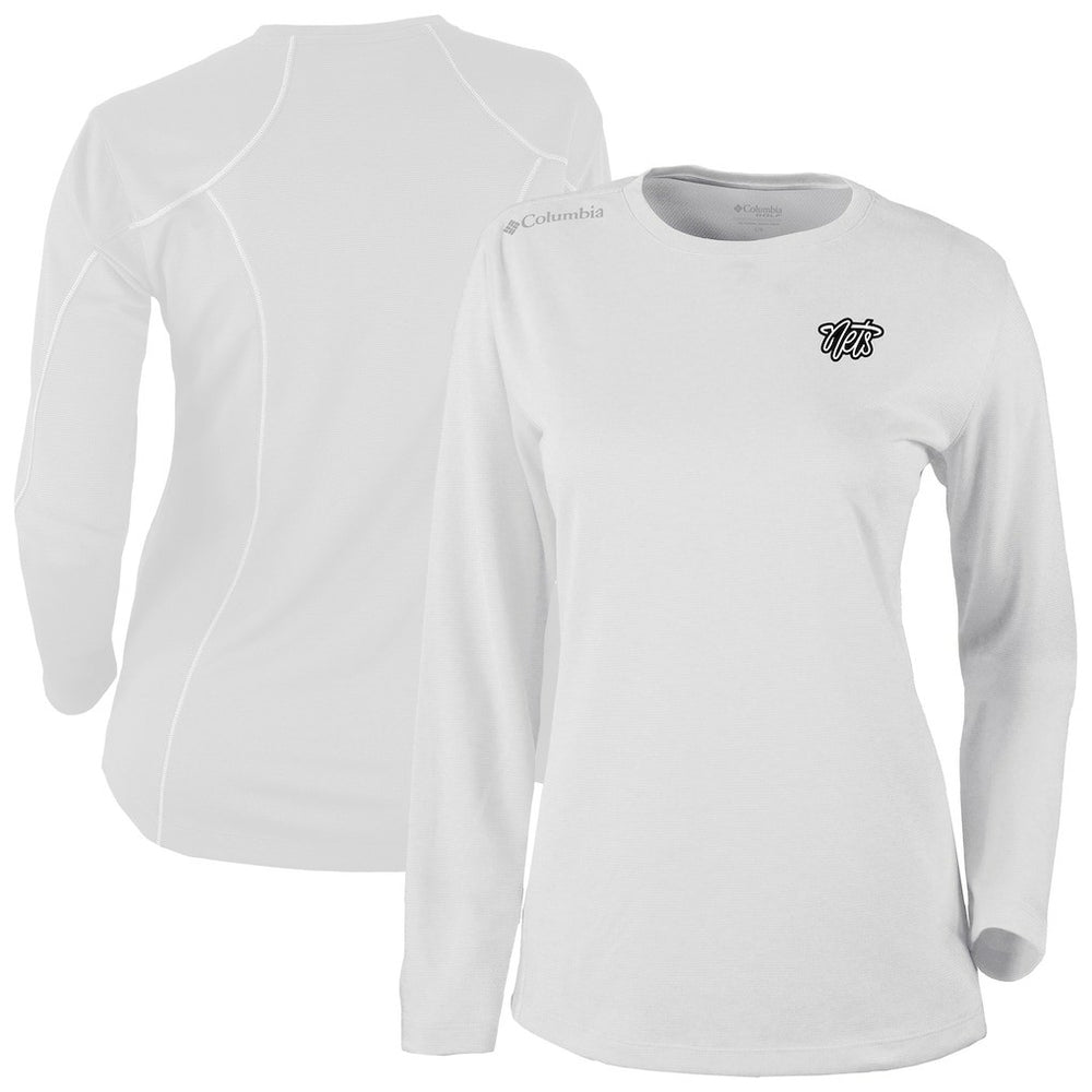 Brooklyn Nets Women's Omni-Wick Shotgun Pullover Top White | Columbia Lifestyle