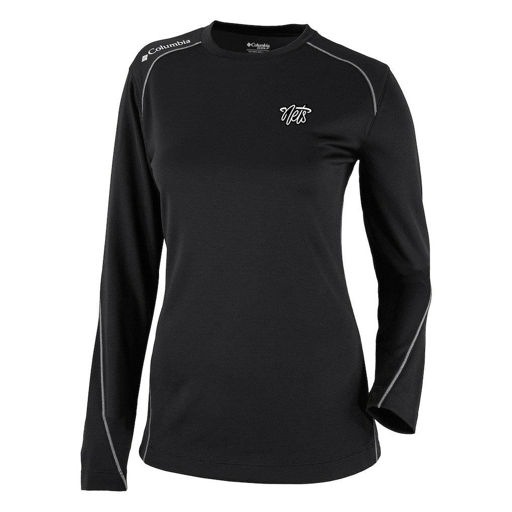 Brooklyn Nets Women's Omni-Wick Shotgun Pullover Top Black | Columbia outlet