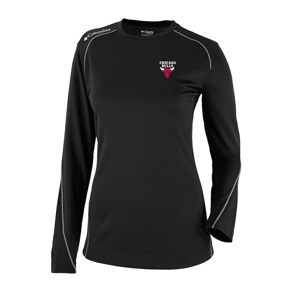 Chicago Bulls Women's Omni-Wick Shotgun Pullover Top Black | Columbia Lifestyle