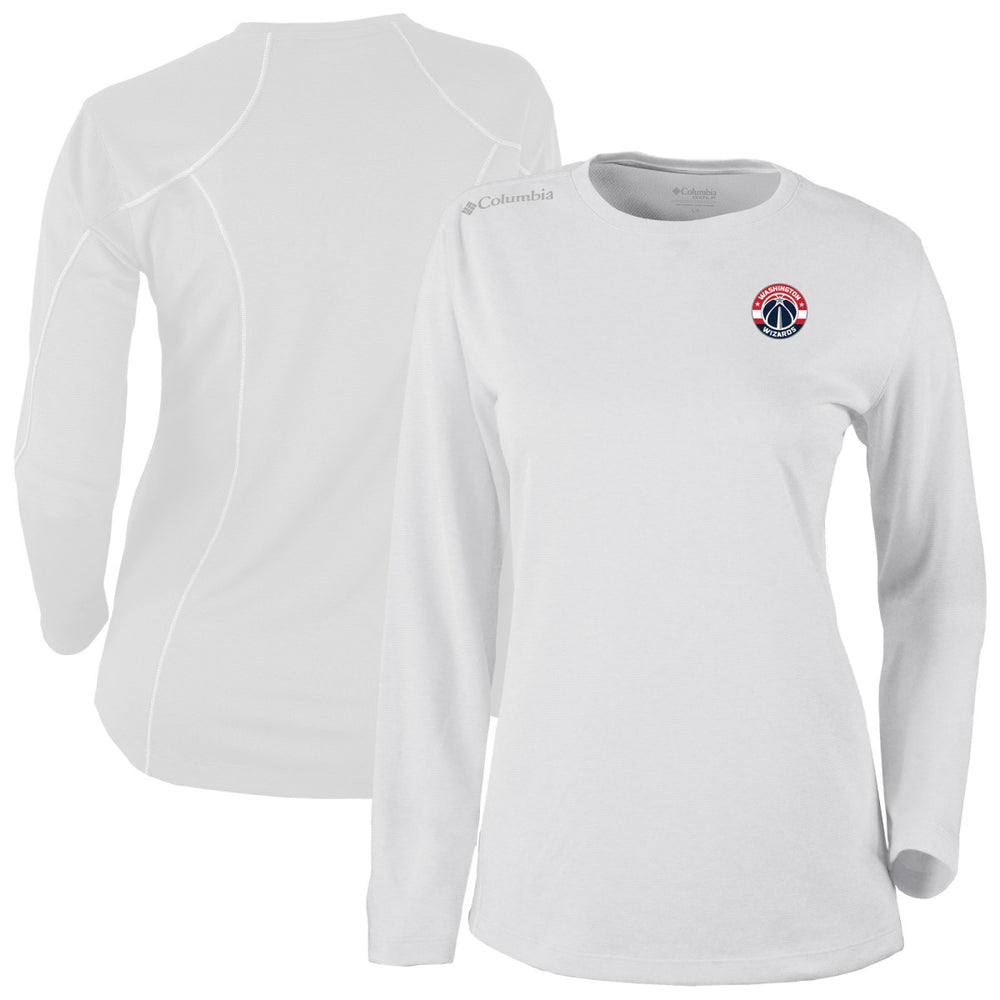 Washington Wizards Women's Omni-Wick Shotgun Pullover Top White | Columbia online