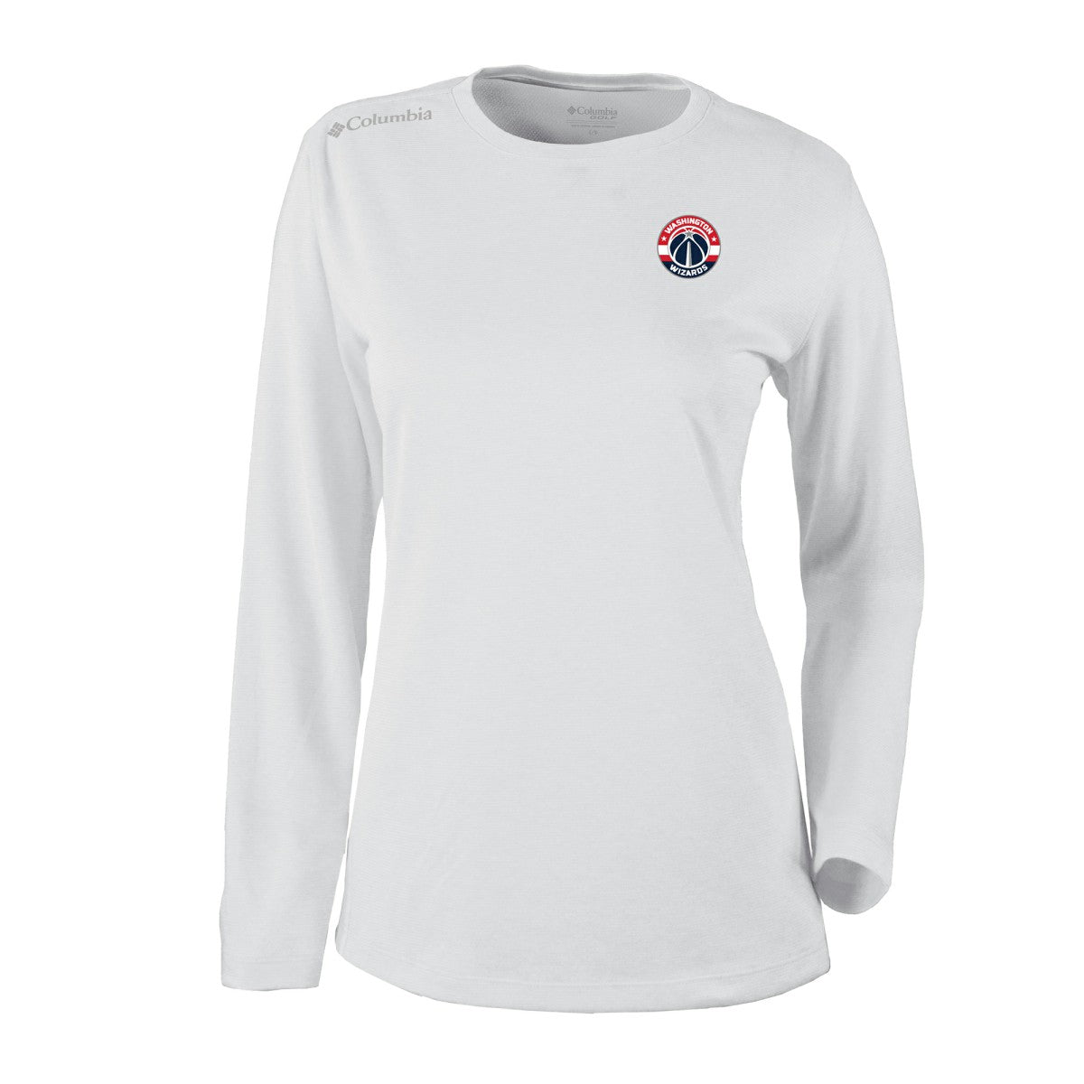 Washington Wizards Women's Omni-Wick Shotgun Pullover Top White | Columbia online