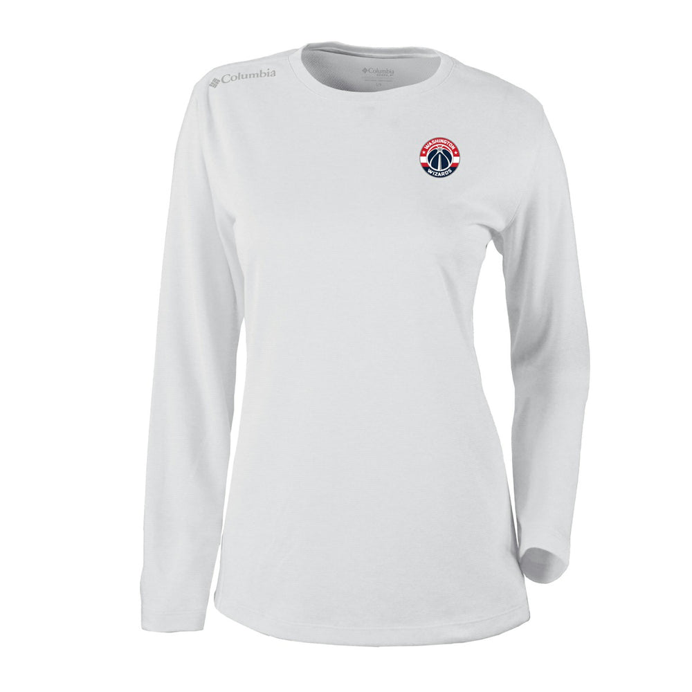 Washington Wizards Women's Omni-Wick Shotgun Pullover Top White | Columbia online
