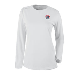 Washington Wizards Women's Omni-Wick Shotgun Pullover Top White | Columbia online