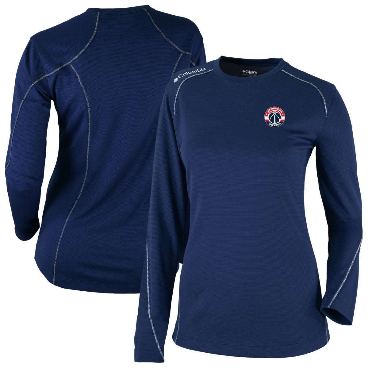 Washington Wizards Women's Omni-Wick Shotgun Pullover Top Navy | Columbia Near Me