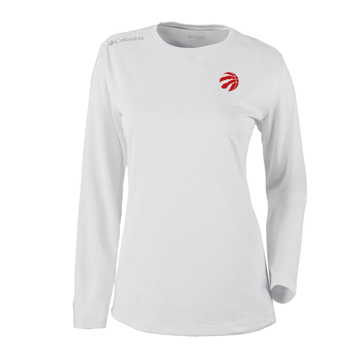 Toronto Raptors Women's Omni-Wick Shotgun Pullover Top White | Columbia