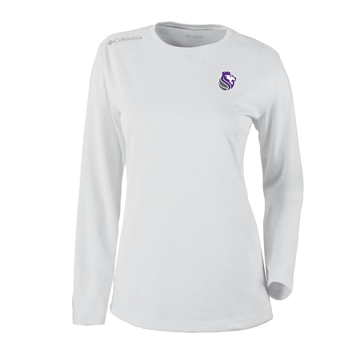 Sacramento Kings Women's Omni-Wick Shotgun Pullover Top White | Columbia