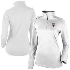 Chicago Bulls Women's Omni-Wick Shotgun 2.0 Quarter-Zip Pullover Top White | Columbia online