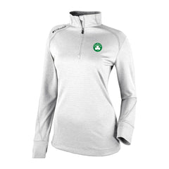 Boston Celtics Women's Omni-Wick Shotgun 2.0 Quarter-Zip Pullover Top White | Columbia