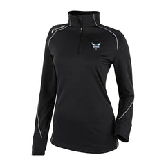 Charlotte Hornets Women's Omni-Wick Shotgun 2.0 Quarter-Zip Pullover Top Black | Columbia discount