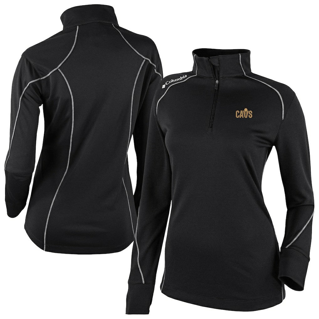 Cleveland Cavaliers Women's Omni-Wick Shotgun 2.0 Quarter-Zip Pullover Top for sale Black | Columbia online