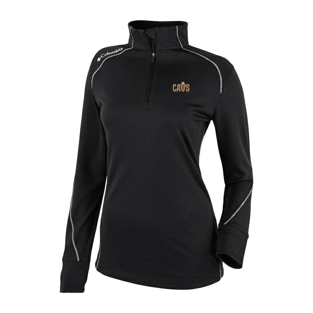 Cleveland Cavaliers Women's Omni-Wick Shotgun 2.0 Quarter-Zip Pullover Top for sale Black | Columbia online