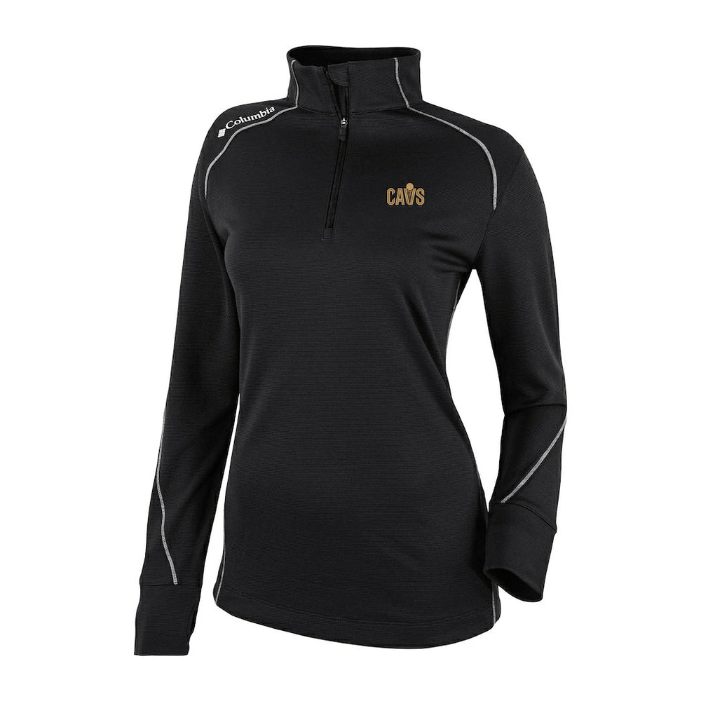 Cleveland Cavaliers Women's Omni-Wick Shotgun 2.0 Quarter-Zip Pullover Top for sale Black | Columbia online