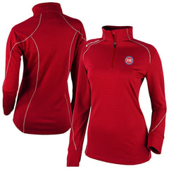 Detroit Pistons Women's Omni-Wick Shotgun 2.0 Quarter-Zip Pullover Top for sale Red | Columbia