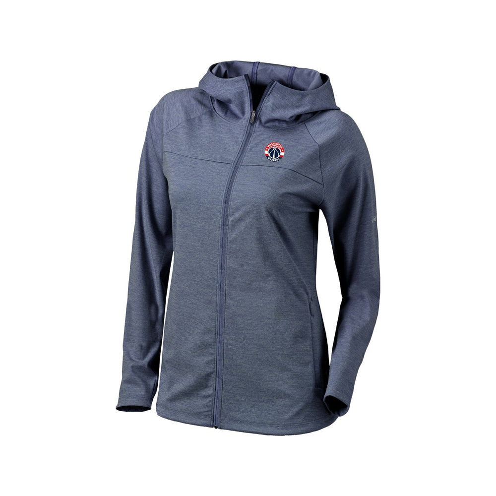 Washington Wizards Women's Omni-Wick Half Shot Full-Zip Hooded Jacket Navy | Columbia for sale