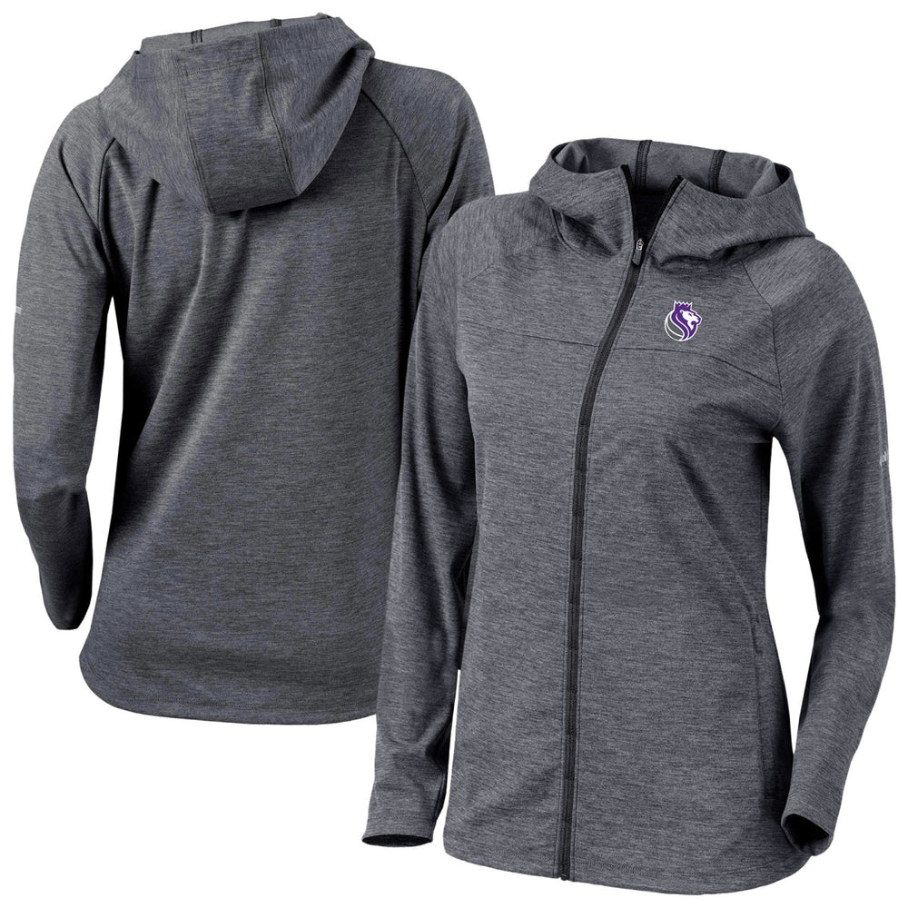 Sacramento Kings Women's Omni-Wick Half Shot Full-Zip Hooded Jacket Black | Columbia outlet