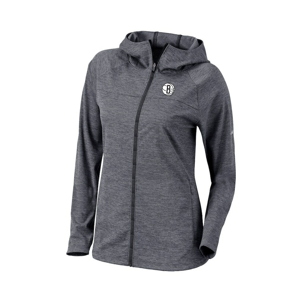 Brooklyn Nets Women's Omni-Wick Half Shot Full-Zip Hooded Jacket Black | Columbia discount
