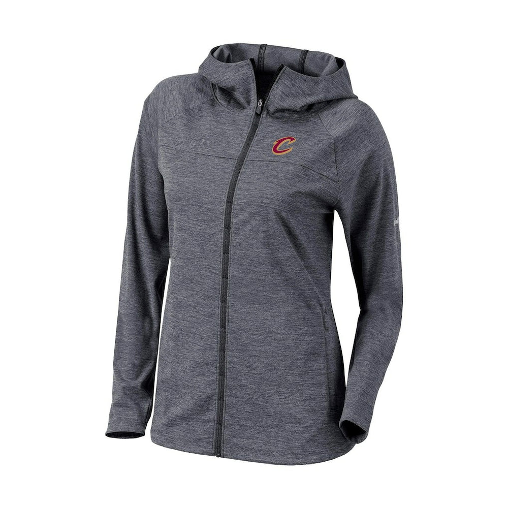 Cleveland Cavaliers Women's Omni-Wick Half Shot Full-Zip Hooded Jacket for sale Black | Columbia for sale