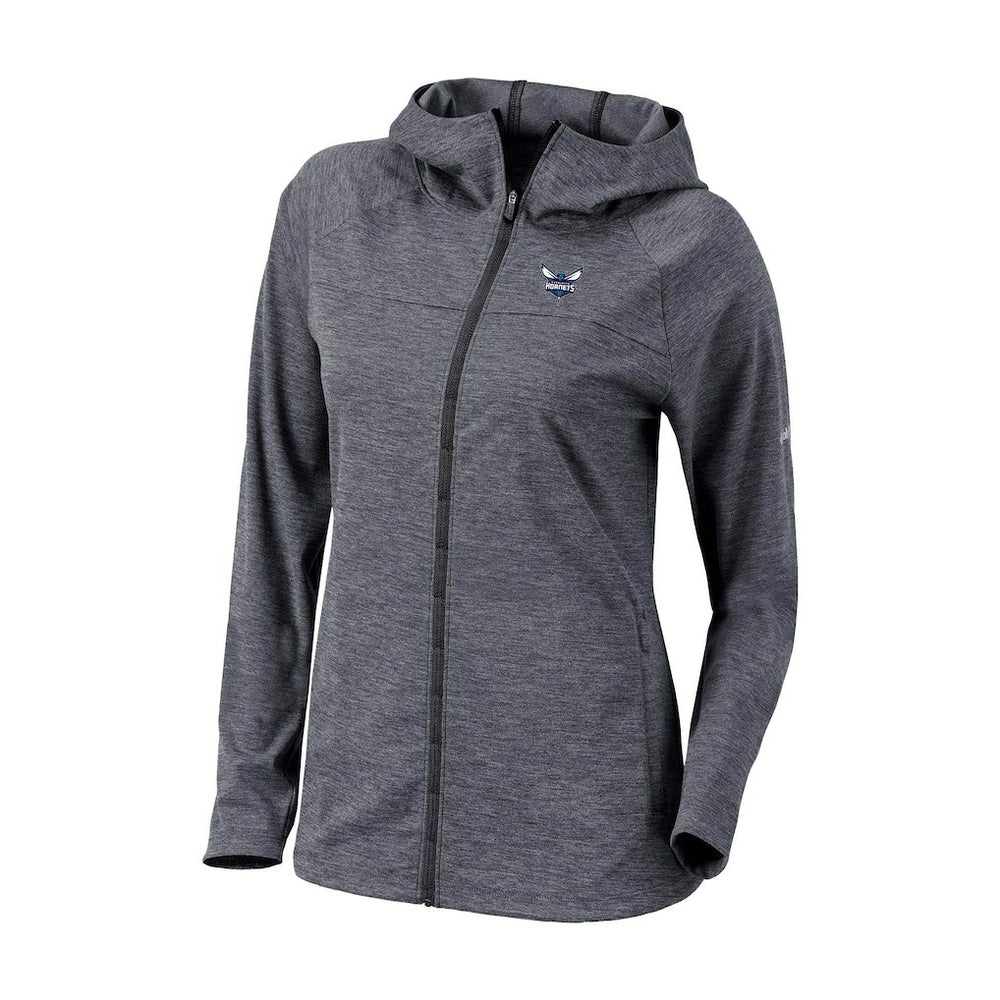 Charlotte Hornets Women's Omni-Wick Half Shot Full-Zip Hooded Jacket Black | Columbia