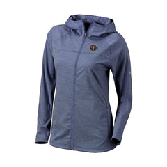 Denver Nuggets Women's Omni-Wick Half Shot Full-Zip Hooded Jacket for sale Navy | Columbia outlet