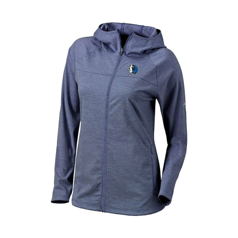 Dallas Mavericks Women's Omni-Wick Half Shot Full-Zip Hooded Jacket for sale Navy | Columbia