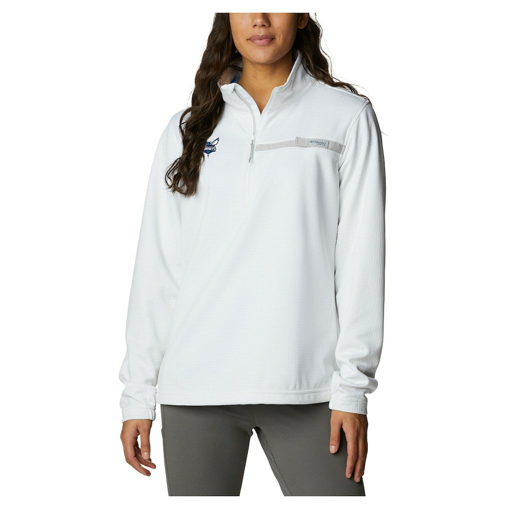 Charlotte Hornets Women's Skiff Guide Fleece Pullover Top White | Columbia discount