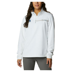 Dallas Mavericks Women's Skiff Guide Fleece Pullover Top for sale White | Columbia for sale