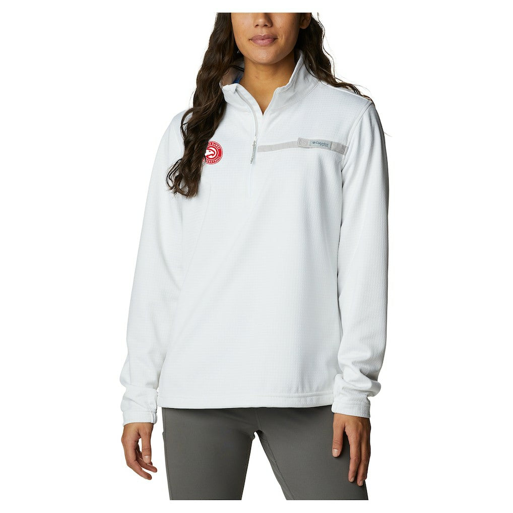 Atlanta Hawks Women's Skiff Guide Fleece Pullover Top White | Columbia discount