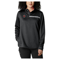 Toronto Raptors Women's Skiff Guide Fleece Pullover Top Black | Columbia online